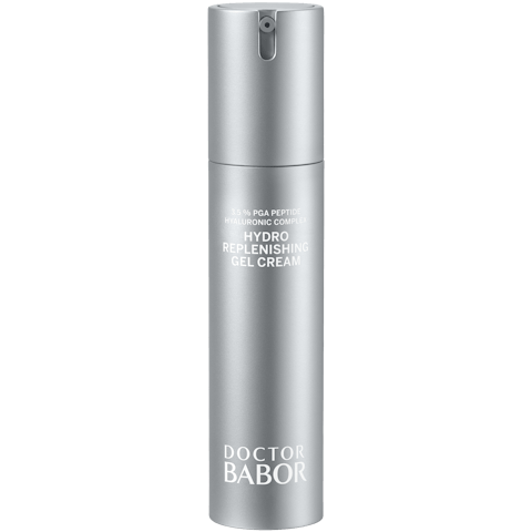 Doctor Babor Hydration Hydro Replenishing Gel-Cream, crema gel ligera que hidrata profundamente y refresca la piel, ideal para pieles mixtas y deshidratadas.