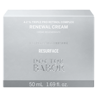 Descubre la Doctor Babor Resurface Renewal Cream, la crema renovadora que reduce arrugas, unifica el tono y devuelve la luminosidad a la piel. Ideal para pieles maduras.