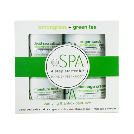 BCL SPA Lemongrass + Té verde Starter Kit 454 g