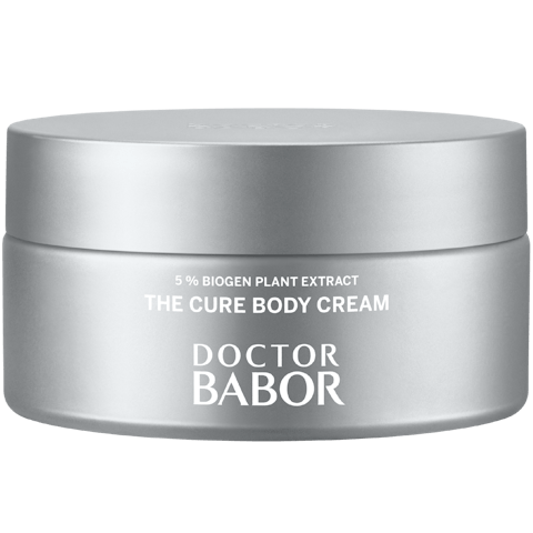 Doctor Babor Regeneration The Cure Body Cream, crema corporal regeneradora con extracto de plantas Biogen. Mejora la firmeza y elasticidad de la piel mientras reduce las estrías.